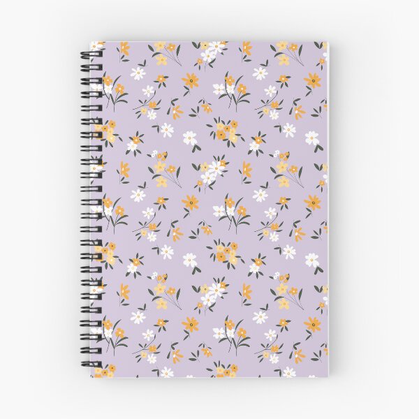 Item preview, Lavender Purple, Orange, and White Ditsy Floral designed and sold by StudioPosies.