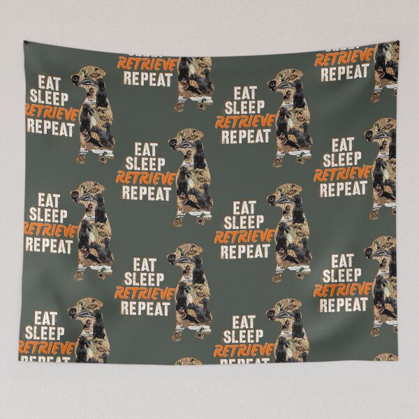 Item preview, Labrador Retriever Duck Hunting Design for Duck Hunters, Eat Sleep Retrieve Repeat, Waterfowl design designed and sold by LifeCrush.