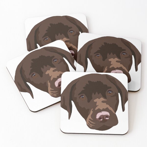 Item preview, Chocolate Labrador retriever puppy  designed and sold by LeahcarsArt.
