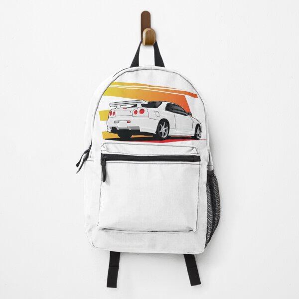 Item preview, Nissan GTR-34 Vector Art - Sunset Lines designed and sold by JonasJunqueira.