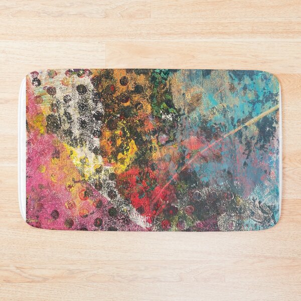 Item preview, Bright Colors Polka Dot Graffiti Art Piece designed and sold by ginaisarty.