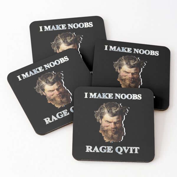 Item preview, I Make Noobs Rage Quit (Satyr Trollface) designed and sold by HiddenClassics.