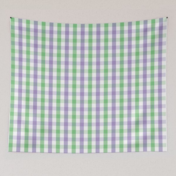 Item preview, Lavender & Lime Tattersall designed and sold by PSCSCo.