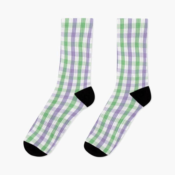 Item preview, Lavender & Lime Tattersall designed and sold by PSCSCo.