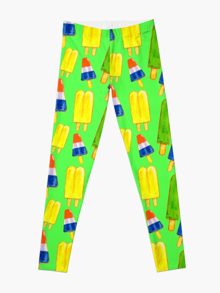 &amp;quot;Sommer Eis am Stiel Eis Lollies Bright Neon Farben Muster&amp;quot; Leggings ...