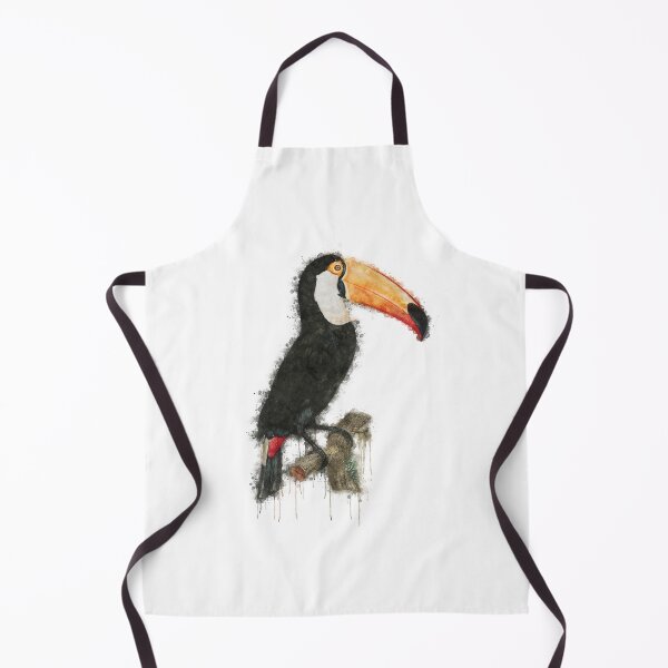 Item preview, Watercolor Toco Toucan Bird Portrait, Toco Toucan Bird Illustration Watercolor, Cute Toco Toucan Bird Watercolor Painting, Toco Toucan Tropical Bird Art designed and sold by Trendymotion.