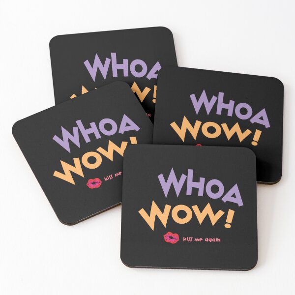 Item preview, Kiss me again. Whoa, Wow. designed and sold by studiohfy.