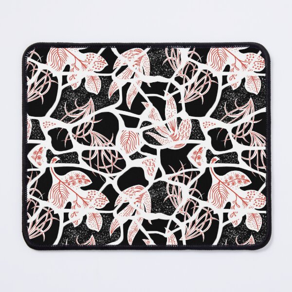 Item preview, Kintsugi Florals - Red on Black designed and sold by bmfabricdesigns.