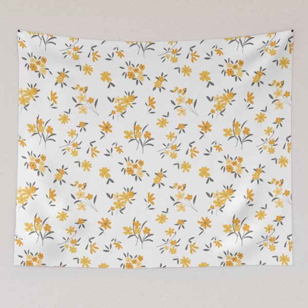 Item preview, Yellow Ditsy Floral designed and sold by StudioPosies.