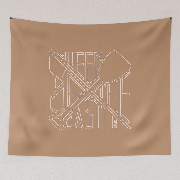 Item preview, Queen of the Castle Shovel and Flag - Tan designed and sold by Little Lamb's Lore.
