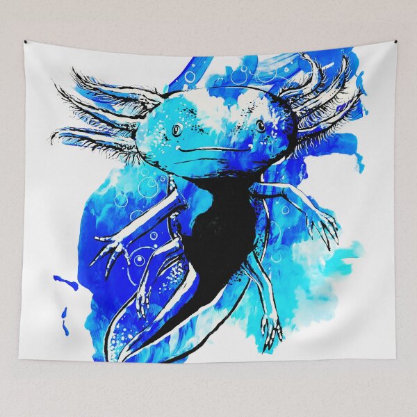 Item preview, Little Blue Axolotl designed and sold by Amanda Richmond.