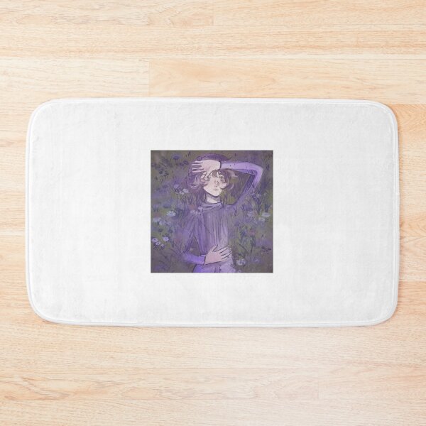 Item preview, A girl laying in grass with flowers designed and sold by Lemonade-Cat.