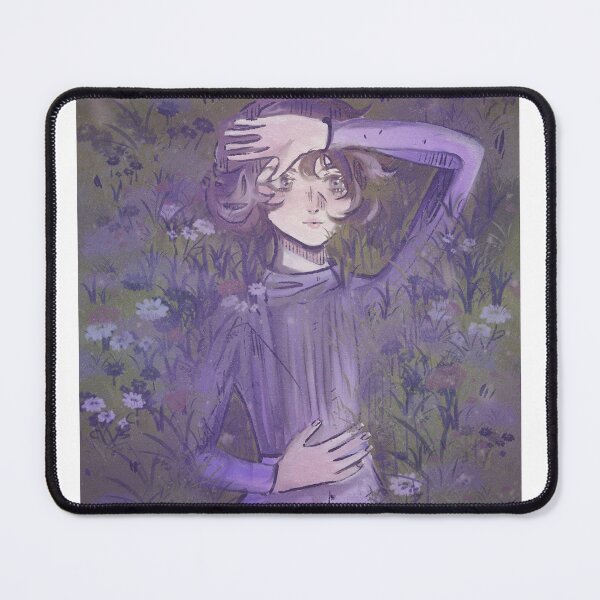 Item preview, A girl laying in grass with flowers designed and sold by Lemonade-Cat.