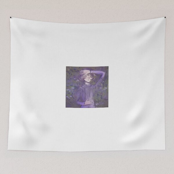 Item preview, A girl laying in grass with flowers designed and sold by Lemonade-Cat.