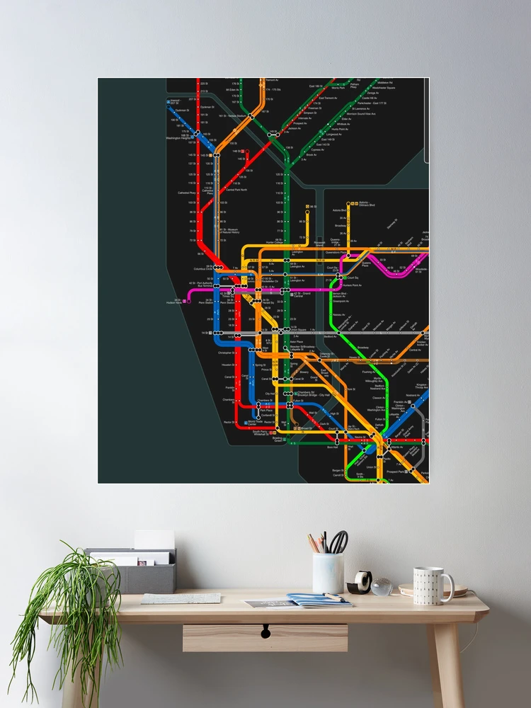 絵画 DART SUBWAY MAP POSTER 絵画 DART SUBWAY MAP POSTER