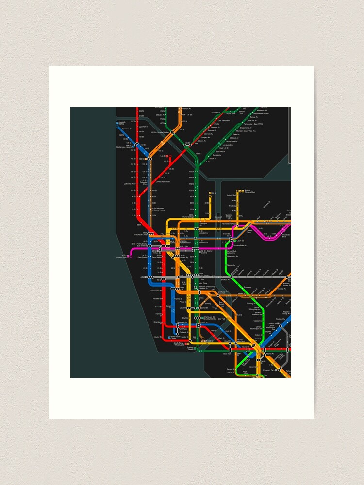 絵画 DART SUBWAY MAP POSTER Dallas Tube Subway Metro Train Map