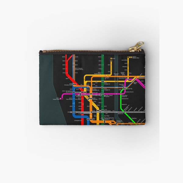 Item preview, New York City dark subway map designed and sold by elmindo.