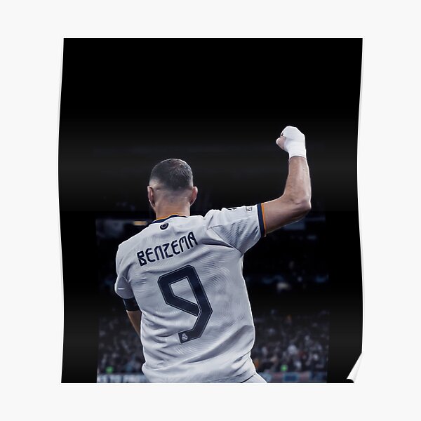 Karim Benzema Soccer Edit Tapestries Madrid - Karim Benzema - Sticker