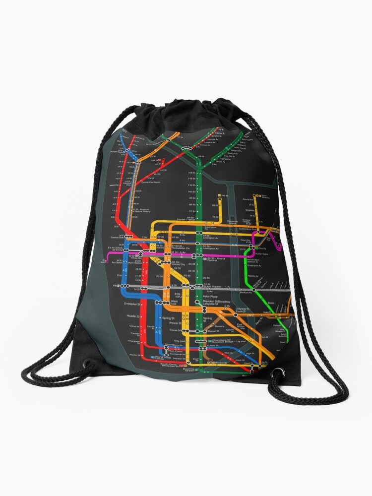 NY Metro Subway Bath Mat by Designer Me