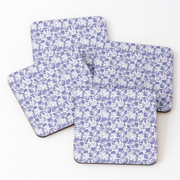 Item preview, Kintsugi Florals - Very Peri designed and sold by bmfabricdesigns.