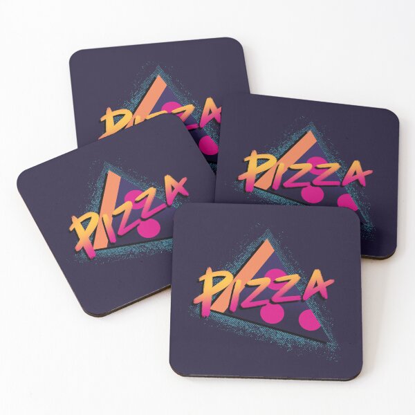 Item preview, 1980s Rad Pizza - Laser Retro Style designed and sold by abowersock.