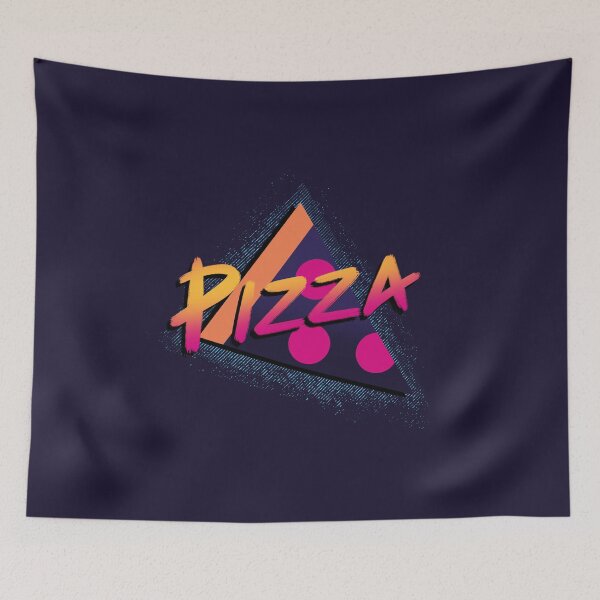 Item preview, 1980s Rad Pizza - Laser Retro Style designed and sold by abowersock.