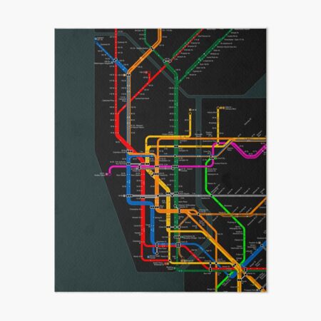 絵画 DART SUBWAY MAP POSTER 絵画 DART SUBWAY MAP POSTER A Conceptual Future DART (Dallas