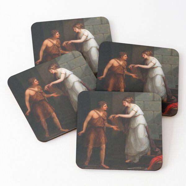 Item preview, Theseus and Ariadne | Angelika Kauffmann | 1782 Greek Mythology Art designed and sold by CJET.