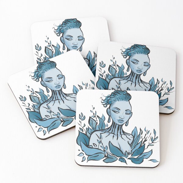 Item preview, Flower Girl (Blue) designed and sold by Superdooperman.