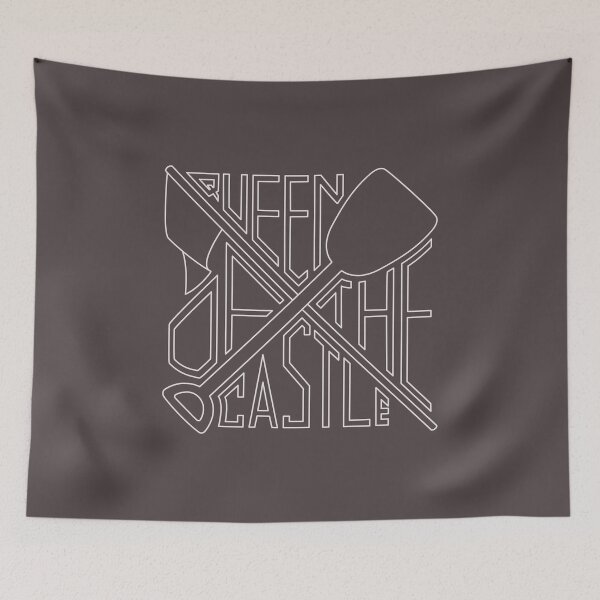 Item preview, Queen of the Castle Shovel and Flag - Dark designed and sold by Little Lamb's Lore.