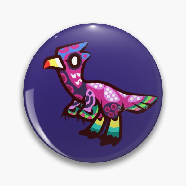 Aperçu de l'œuvre fossiles du mexique Tototlmimus dinosaure alebrije créée et vendue par IMPULSEimpact.