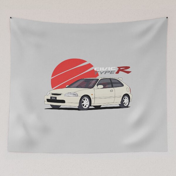 Item preview, Civic EK9 Type R - Championship white NH-0 designed and sold by JonasJunqueira.