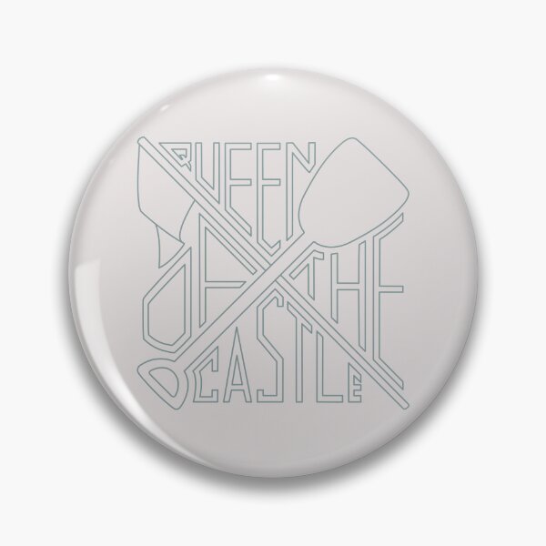 Item preview, Queen of the Castle Shovel and Flag - Cream & Blue designed and sold by Little Lamb's Lore.