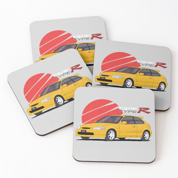 Item preview, Civic EK9 Type R - Sunlight Yellow Y-56 designed and sold by JonasJunqueira.