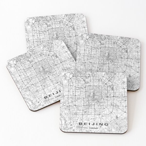 Item preview, Beijing city map, Beijing map, China city map designed and sold by MondoArtShop.