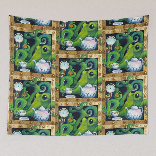 Item preview, Tea Dueling Octopus designed and sold by GileadArt.