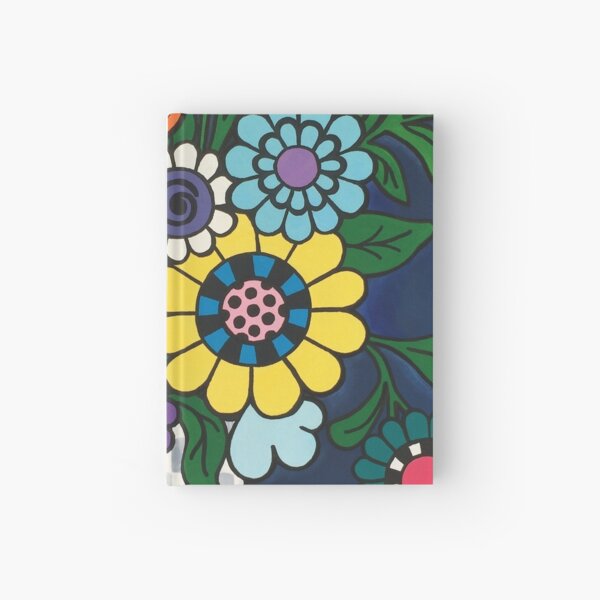 Checkered Bouquet Hardcover Journal
