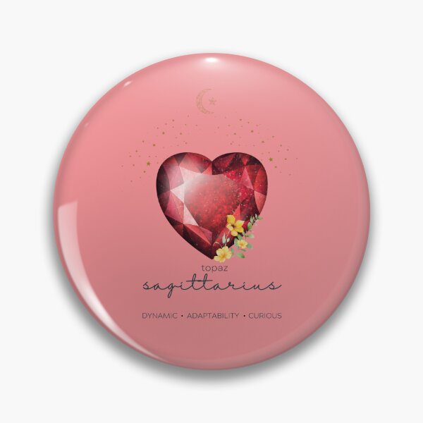 Item preview, Sagittarius Topaz Zodiac Gemstone Sticker designed and sold by MagicWolfStar.