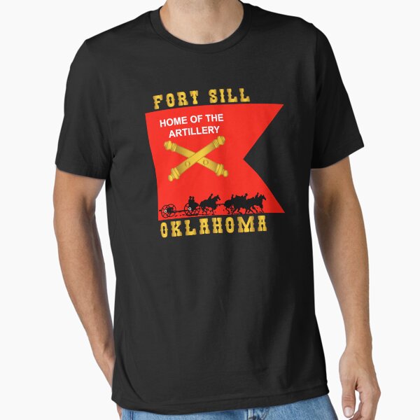 Item preview, Army - Fort SIll, Home of Artillery Guidon w Cassion - Black X 300 designed and sold by Military Insignia Products.