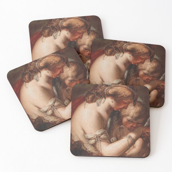 Item preview, Venus and Amor with a Putto | Nicolo Bambini | 1690 Renaissance Greek Mythology Art designed and sold by CJET.