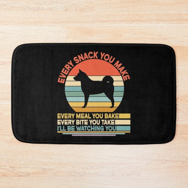 Item preview, Kishu Ken Every Snack You Make Every Meal You Bake, Kishu Ken Vintage Dog Owner Mom Dad Birthday Christmas Gift designed and sold by xlnv.
