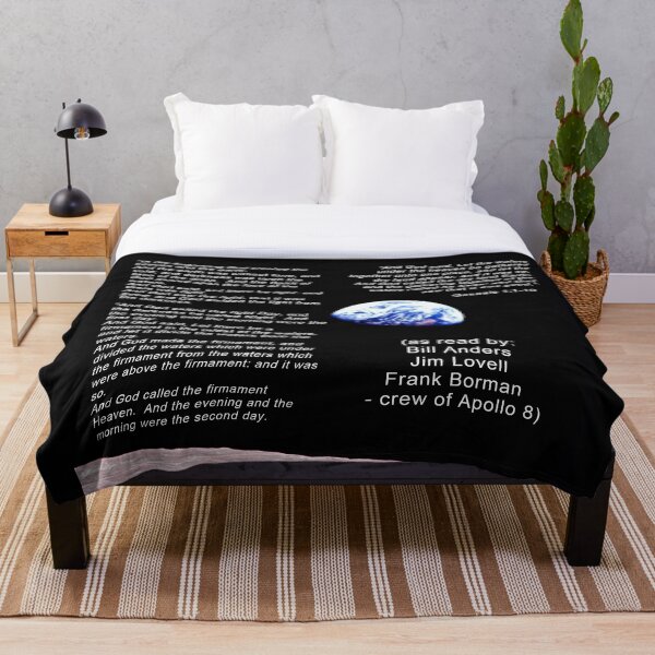 Item preview, Apollo 8 Earthrise - Bible Verses - Genesis 1:1-10 - As Read by Crew designed and sold by DEL-Productions.