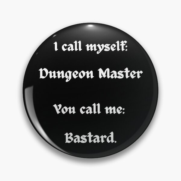 Item preview, Dungeon Master Dungeons and Dragons (White Text) - Funny Gamer designed and sold by DorkDome.