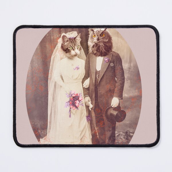 Item preview, Owl and Pussycat Wedding (purple) designed and sold by sandpaperdaisy.
