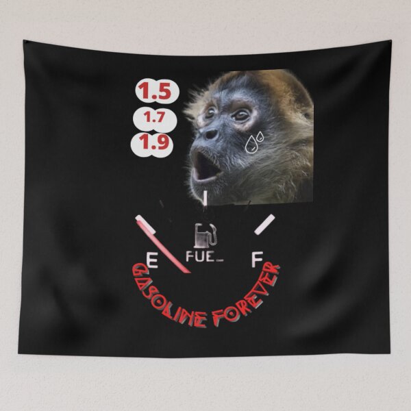 Item preview, Gasoline Forever Funny Gas, strange gas quote designed and sold by Nicedeco.