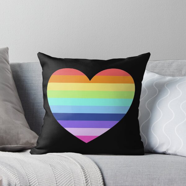 Artikelvorschau, Ein Regenbogenherz (Schwarz) entworfen und verkauft von HeyKoolCat.
