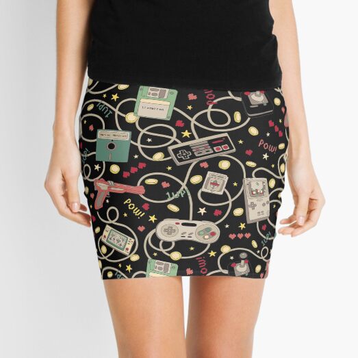 Favourite Game Black Mini Skirt