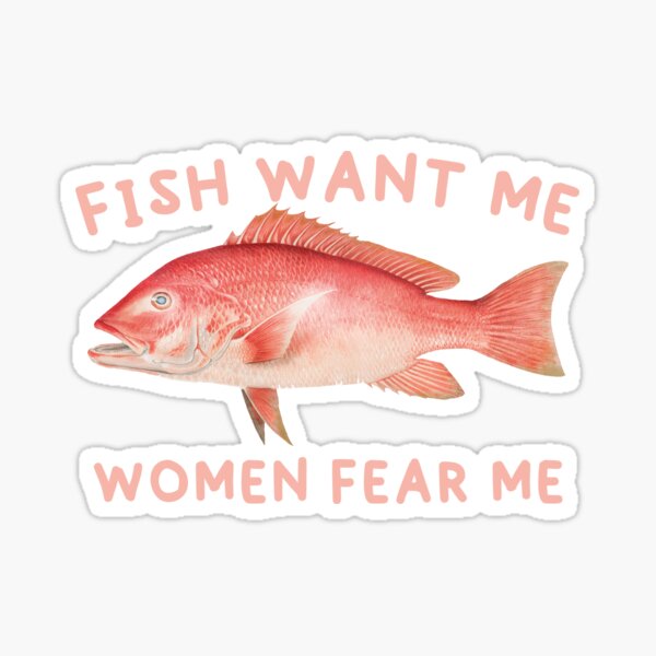 Vista previa del artículo con la obra «Los peces me quieren, las mujeres me temen», diseñado y vendido por AY-Store24.