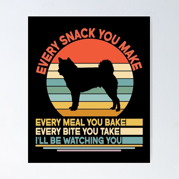 Item preview, Hokkaido Every Snack You Make Every Meal You Bake, Hokkaido Vintage Dog Owner Mom Dad Birthday Christmas Gift designed and sold by xlnv.