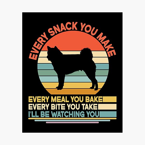 Item preview, Hokkaido Every Snack You Make Every Meal You Bake, Hokkaido Vintage Dog Owner Mom Dad Birthday Christmas Gift designed and sold by xlnv.